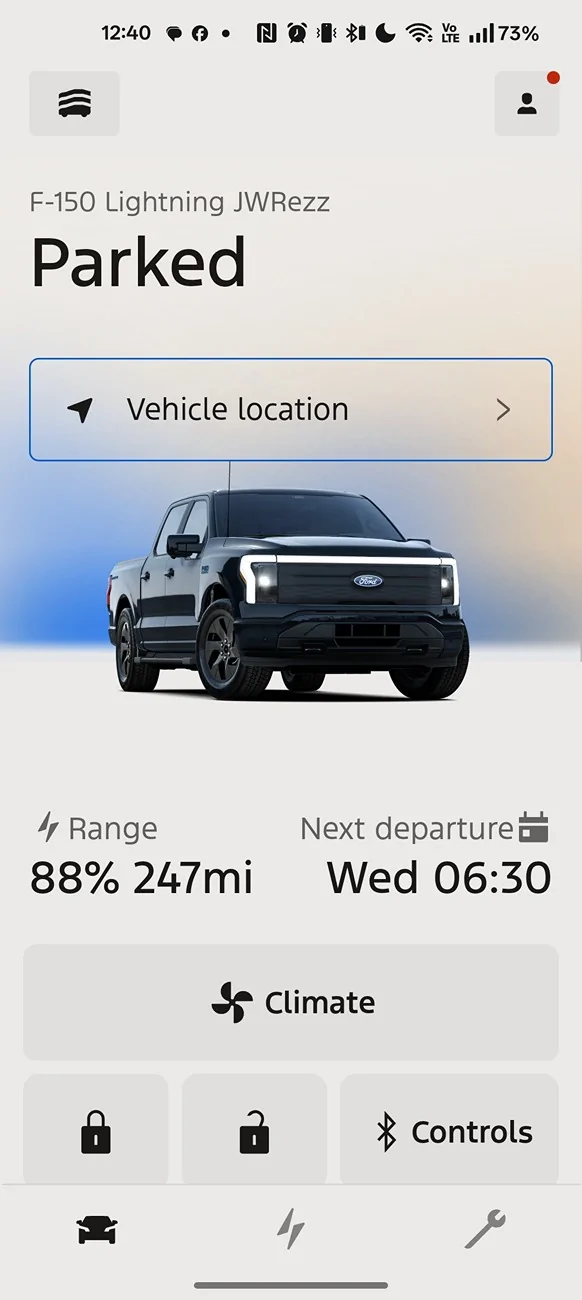 Ford F-150 Lightning Ford app v6.0.0/6.1.0 FKA Ford Pass, IOS & Android FordA