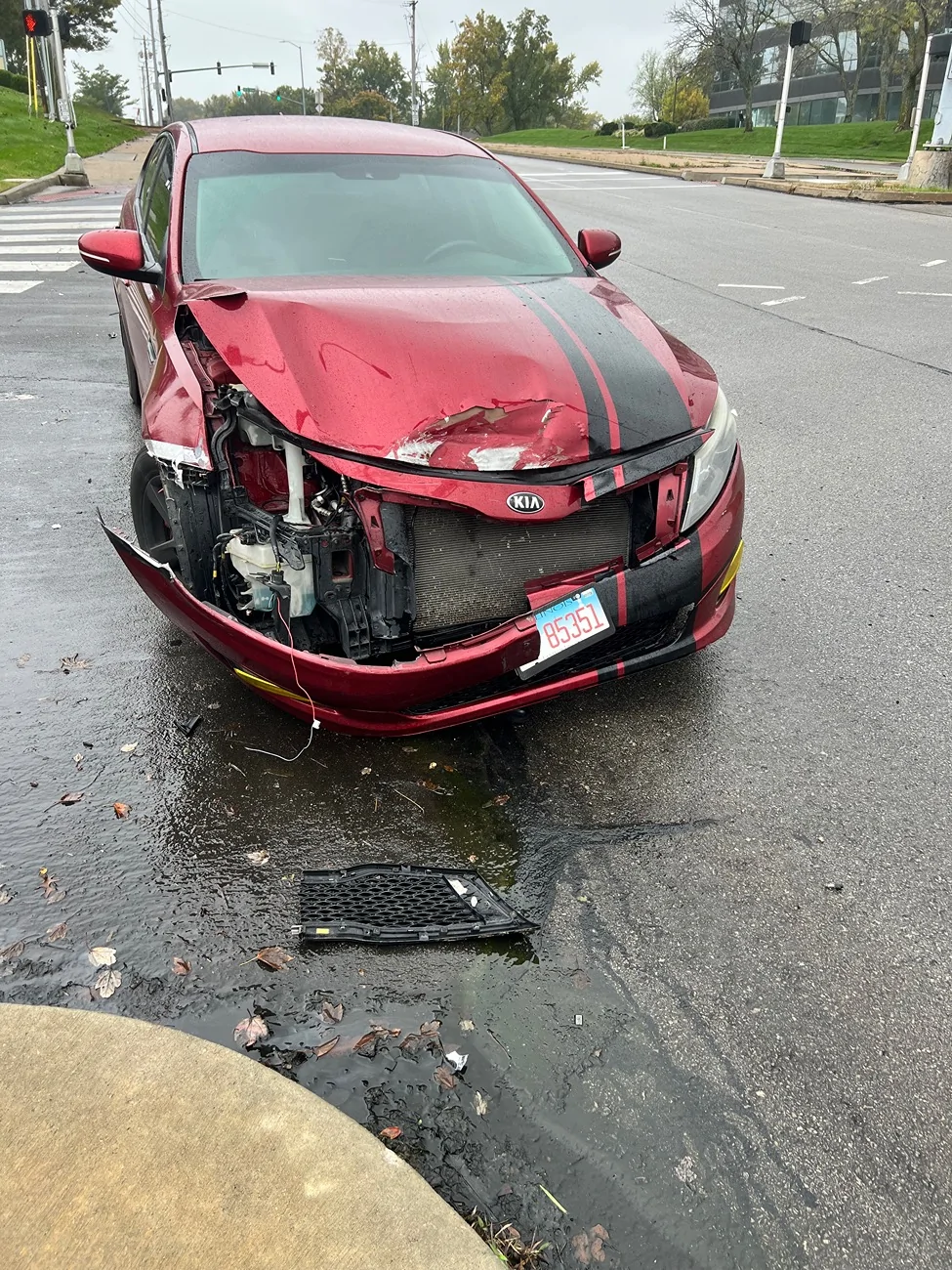 Ford F-150 Lightning Lightning vs. Kia collision - "Built Ford Tough" IMG_0717