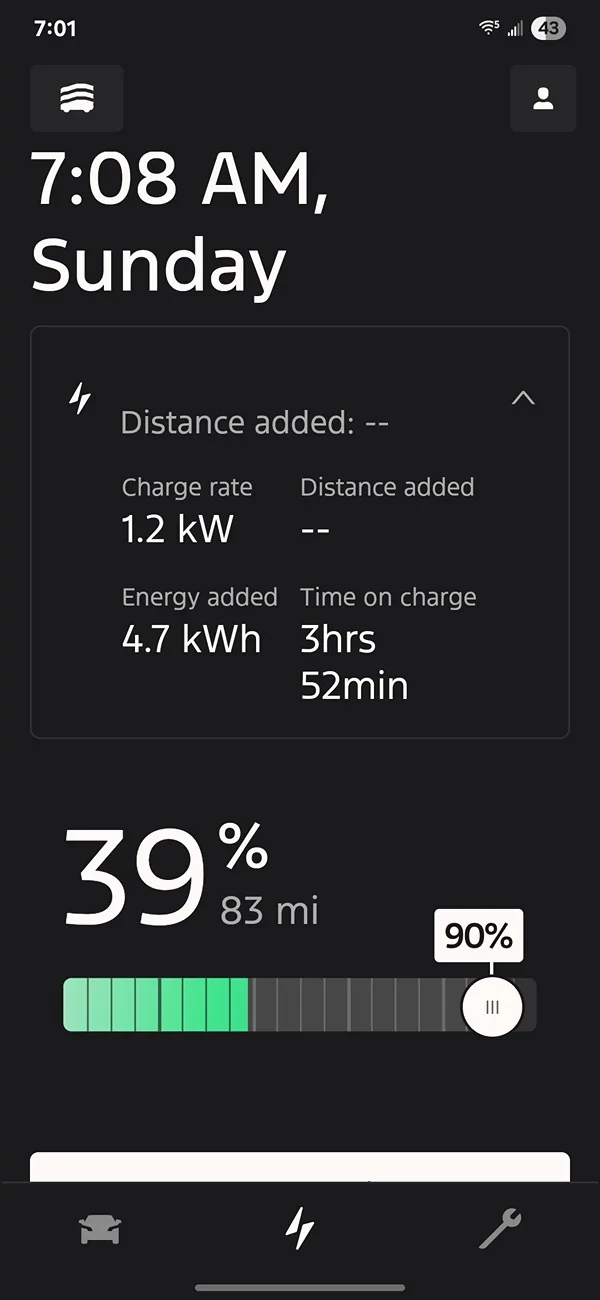 Ford F-150 Lightning Charge 4 hrs with no miles added? 1000011266