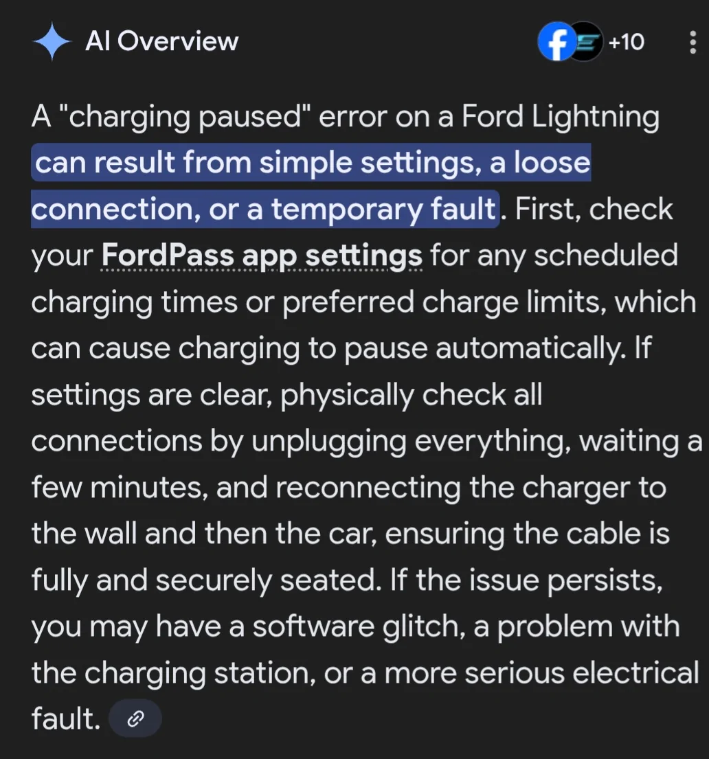 Ford F-150 Lightning Charge Settings Defaulting to Zero. I can only charge at home Screenshot_20251030_112139_Googl