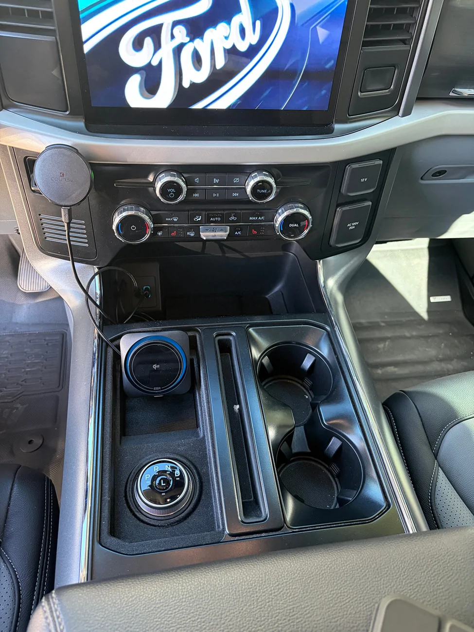 Ford F-150 Lightning Stick to Rotary Shift Knob Conversion w/ 3D Printed Rotary Shifter Holder IMG_3769