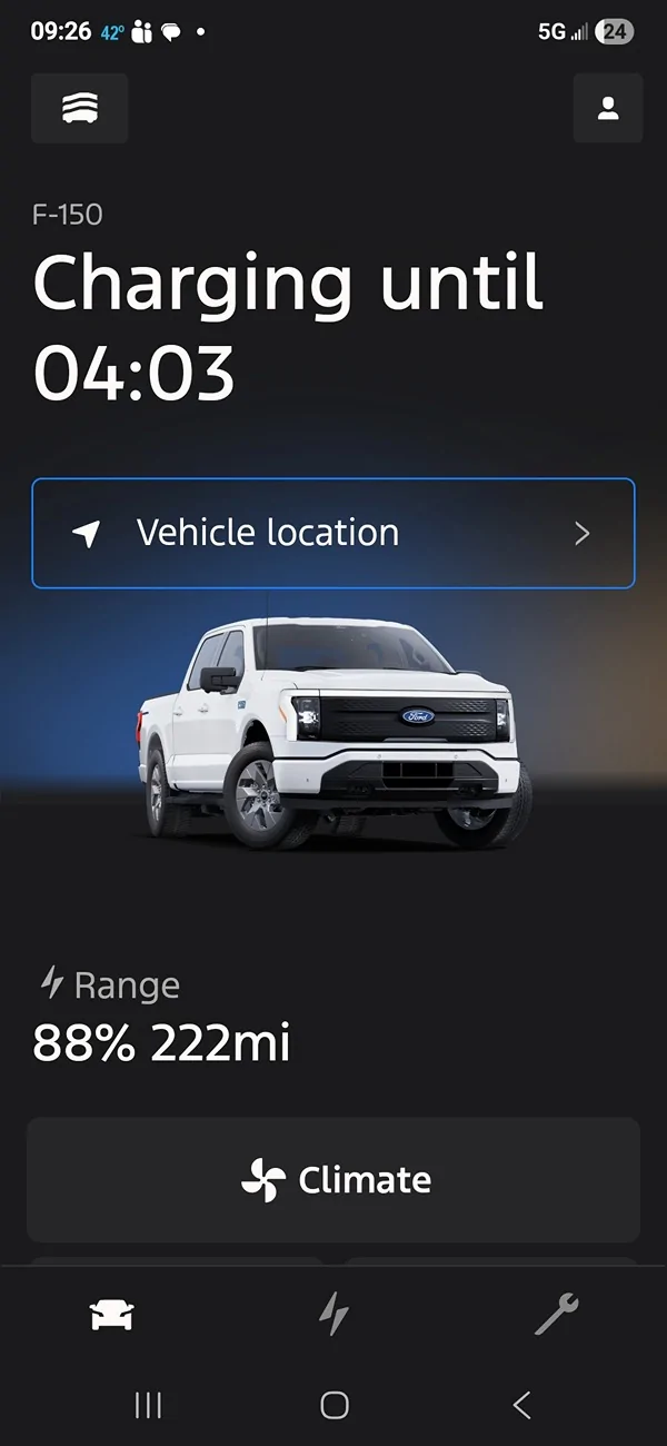 Ford F-150 Lightning Ford App update is terrible 1000018438