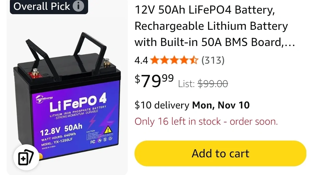 Ford F-150 Lightning 12V Emergency Charger Screenshot_20251031_133935_Amazon Shopping