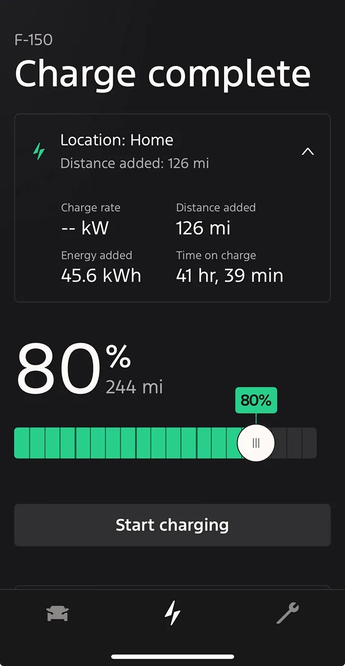 Ford F-150 Lightning Ford App update is terrible IMG_1952