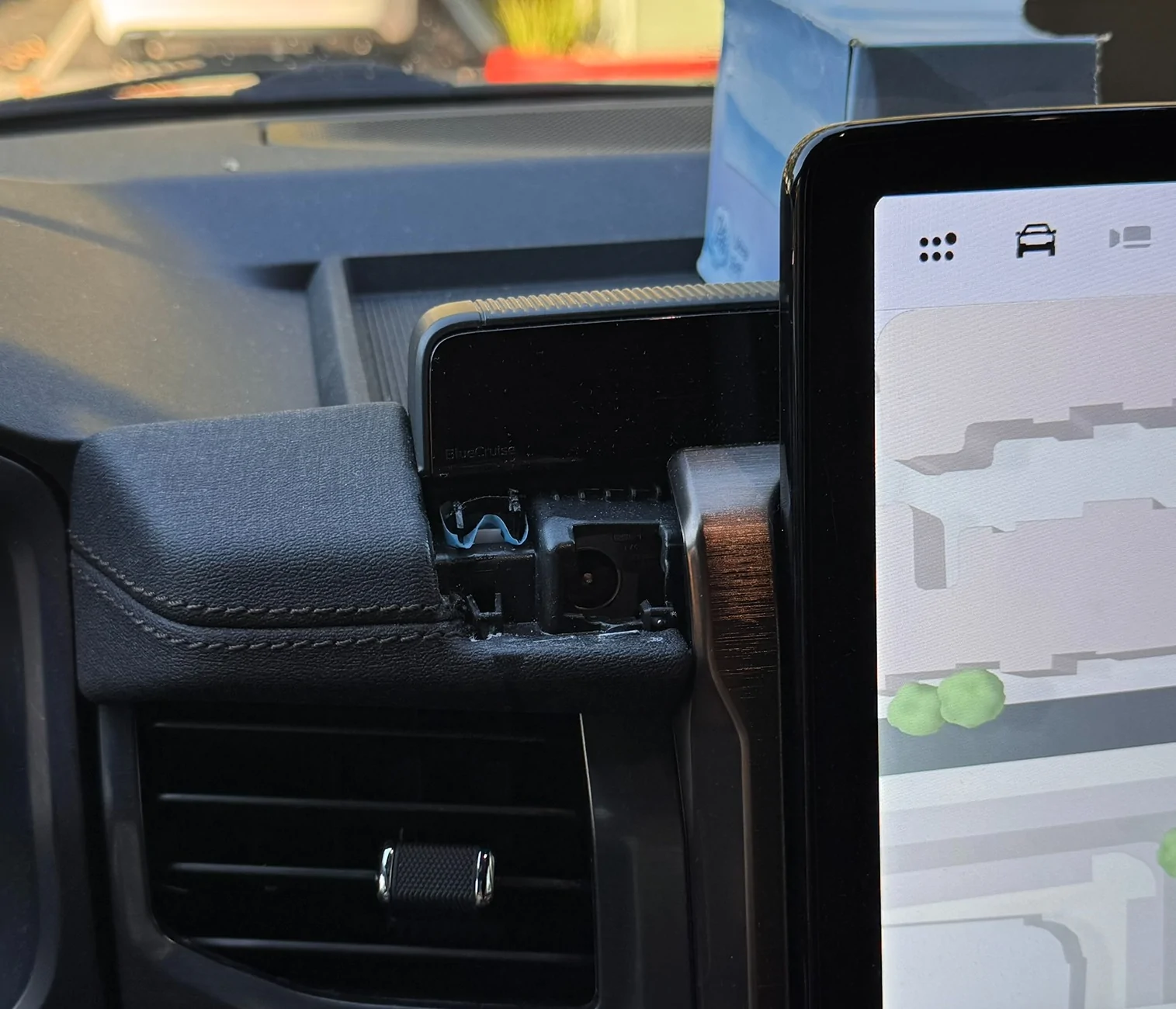 Ford F-150 Lightning Went into the dealership for CSP 25B09 but came out missing an infrared camera cover IMG_1748 (1)