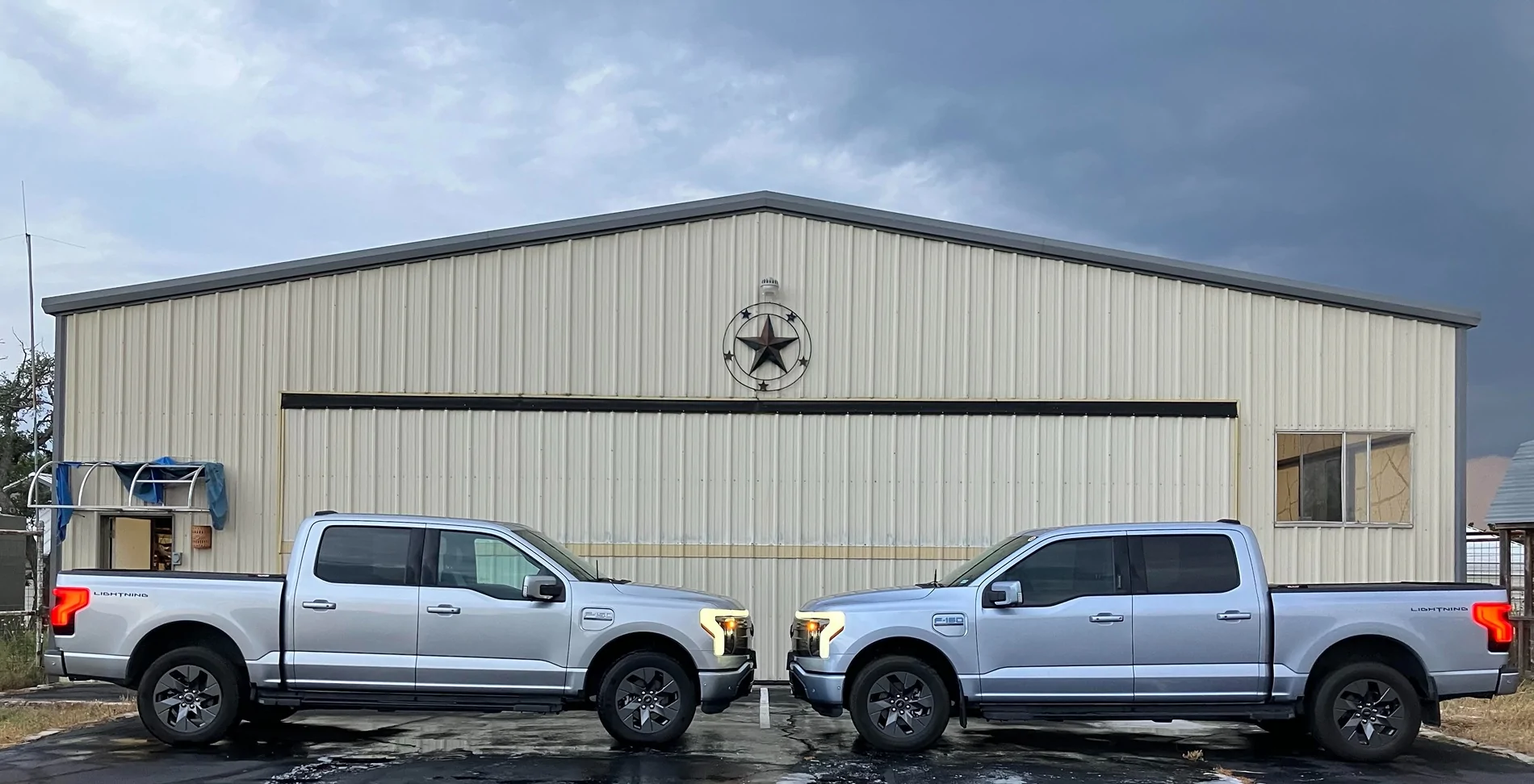 Ford F-150 Lightning SHOW US ALL YOUR FORDS…. Sparky & BigBlue wLights @ TLR 6-09-24