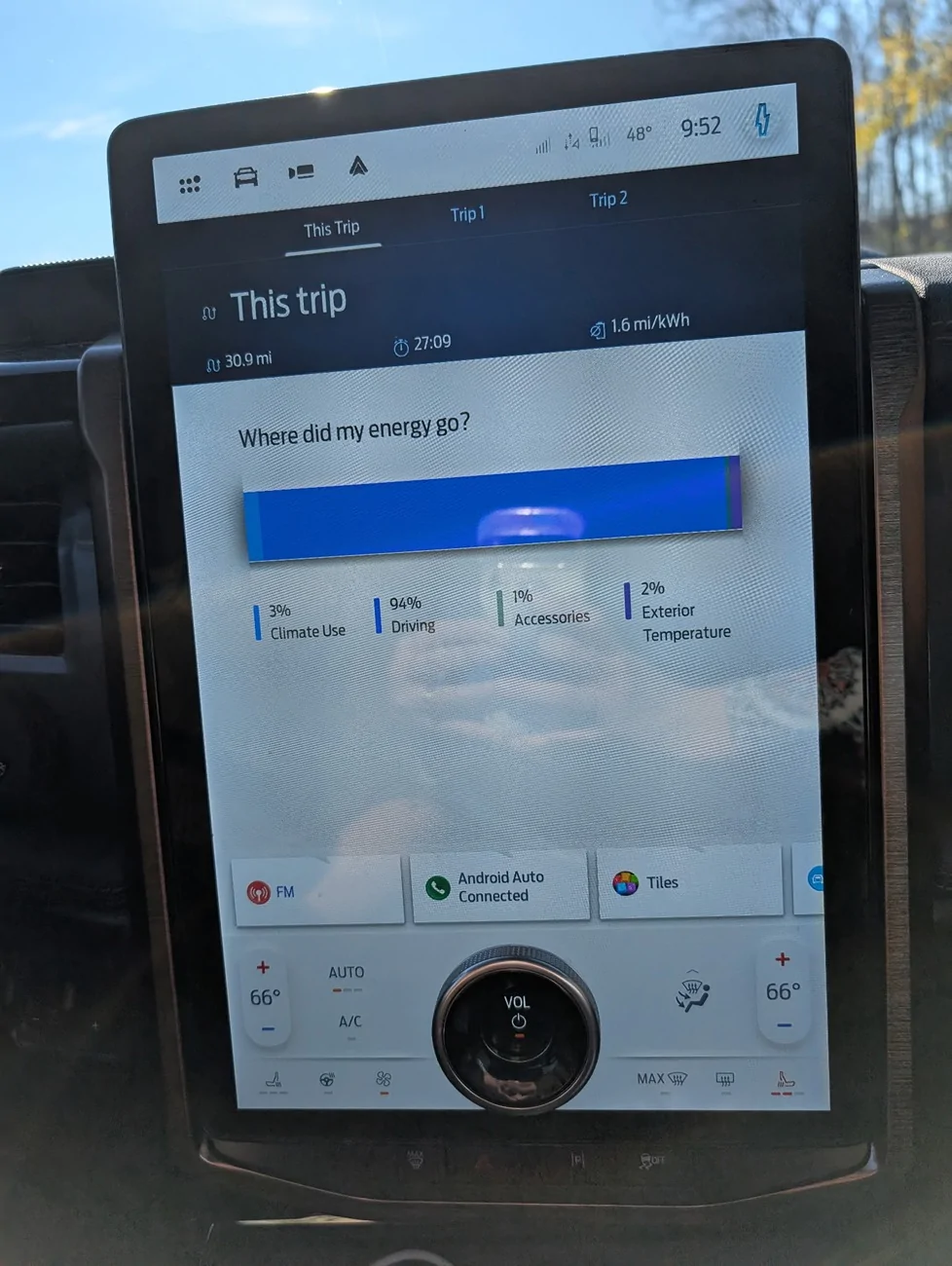 Ford F-150 Lightning Horrible efficiency on recent trip. IMG_20251102_110317