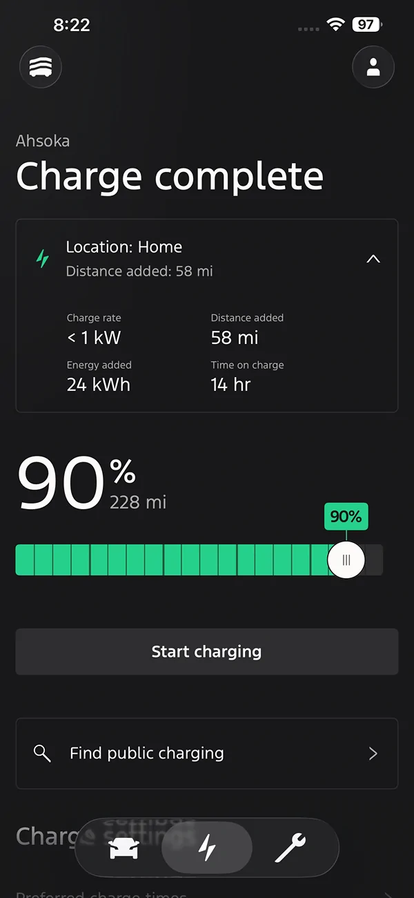 Ford F-150 Lightning Ford App update is terrible IMG_0877