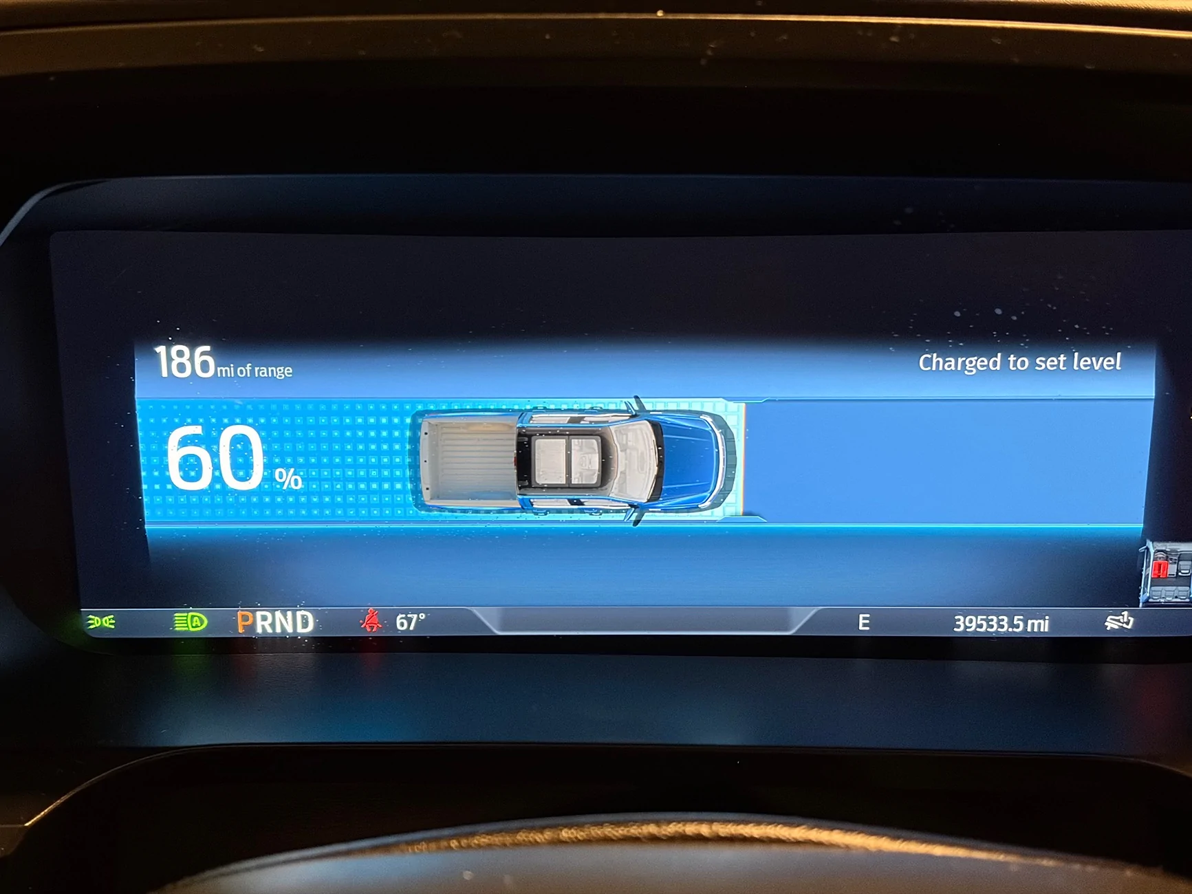 Ford F-150 Lightning Enabling charge speed on dash. IMG_5260