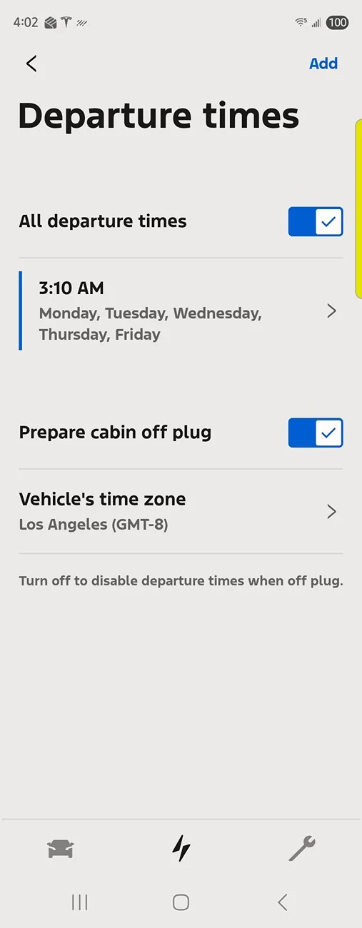 Ford F-150 Lightning Departure Times Screenshot_20251106_160231_Ford