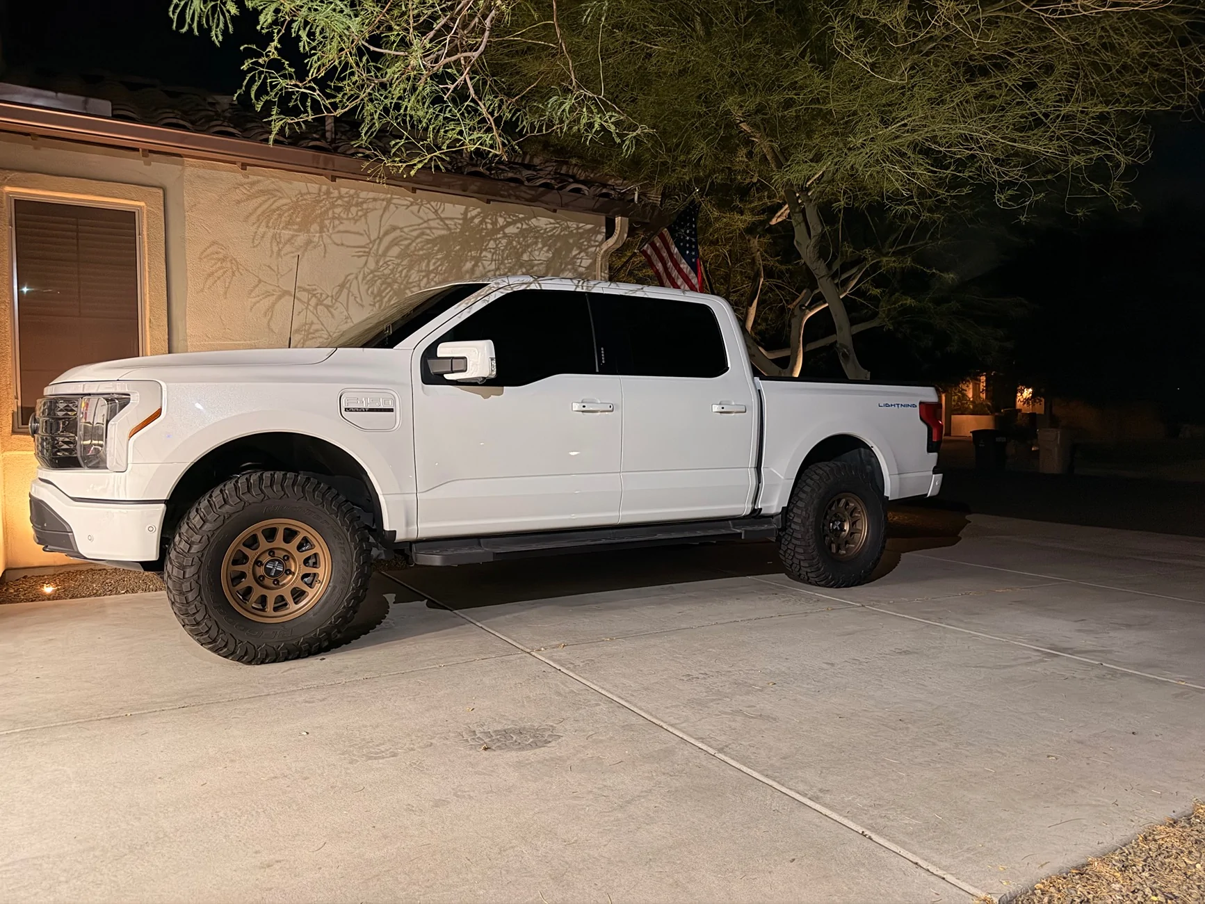 Ford F-150 Lightning How large of tire without a lift or other mod? IMG_9894