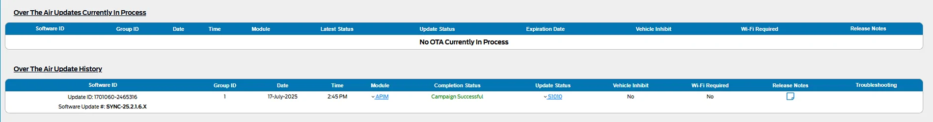 Ford F-150 Lightning Ford OTA software support # 1762541604579-