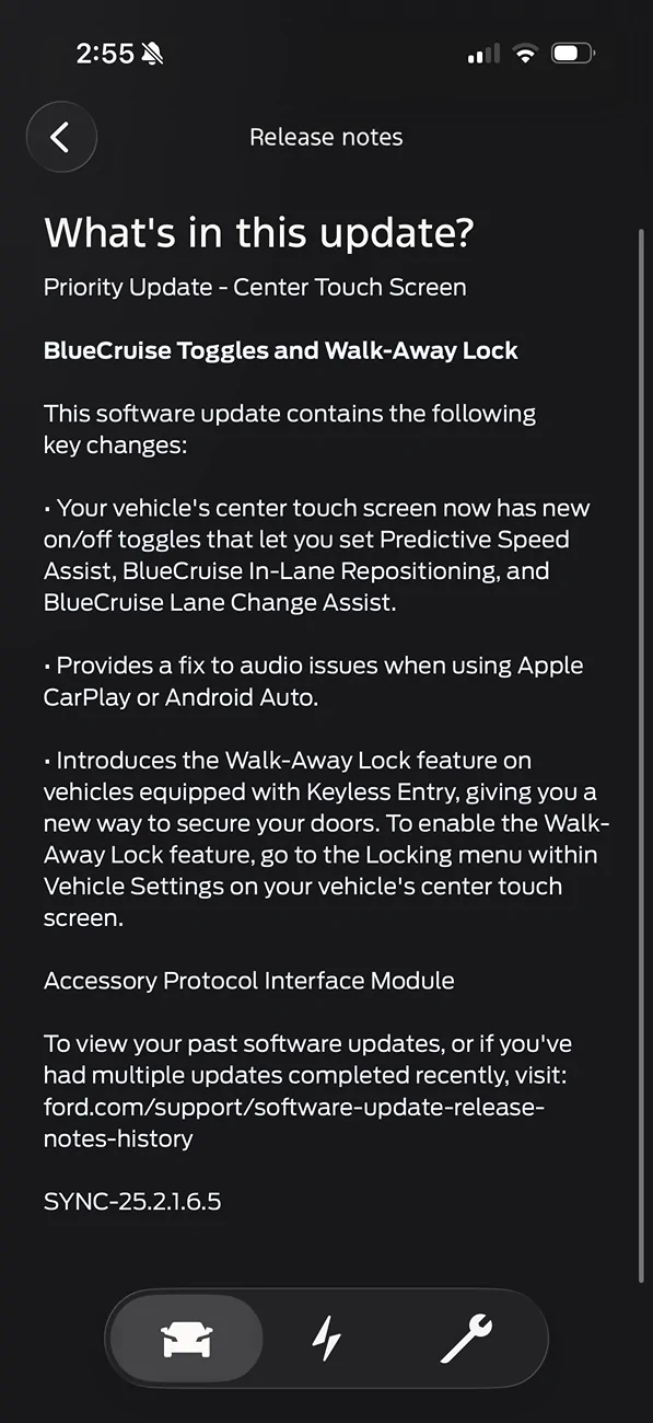 Ford F-150 Lightning SYNC - 25.2.1.6.X - APIM IMG_2799