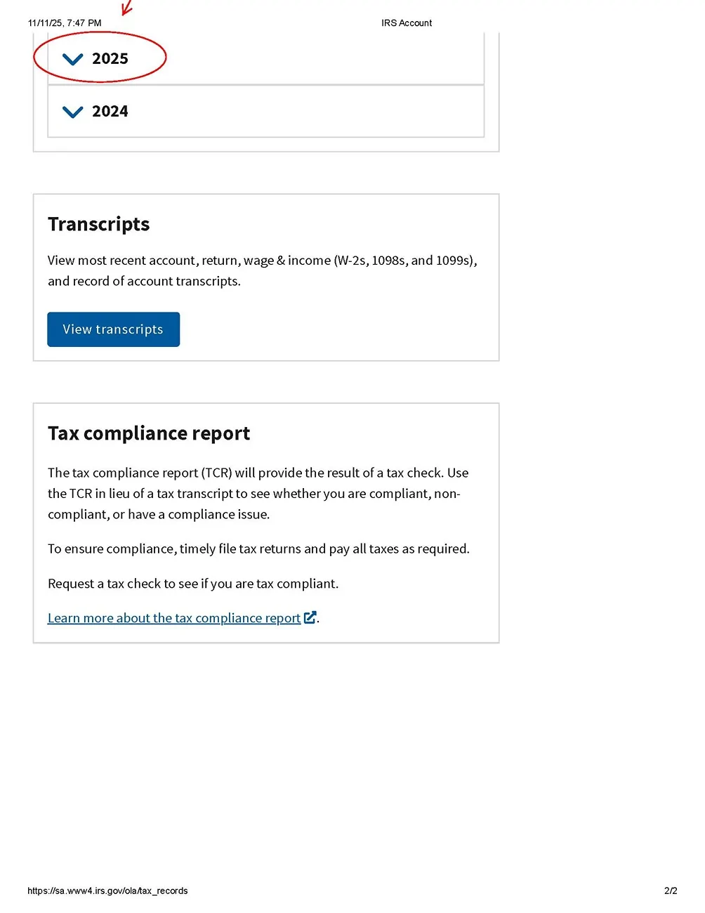 Ford F-150 Lightning Dealerships that didn't provide paperwork for EV Tax Credit {Solution post #119} IRS Account_Page_2