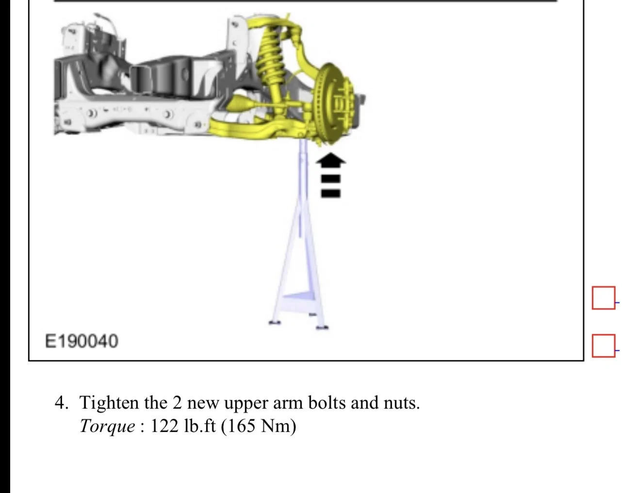Ford F-150 Lightning Needed: torque values for the Lightning ER front and rear shock mounting bolts. IMG_5130