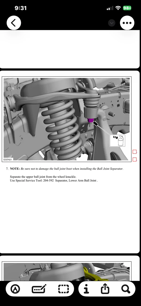 Ford F-150 Lightning Needed: torque values for the Lightning ER front and rear shock mounting bolts. IMG_5136