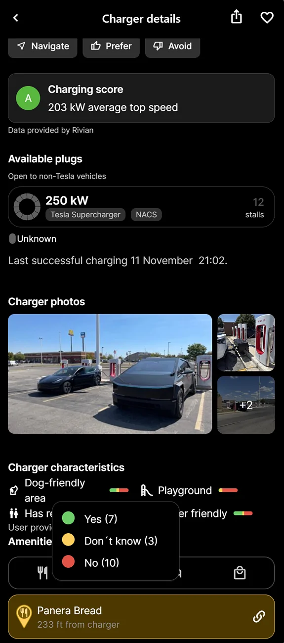 Ford F-150 Lightning Tesla Supercharger station availability now appearing in Google Maps + Apple Maps 1762985972915-ty