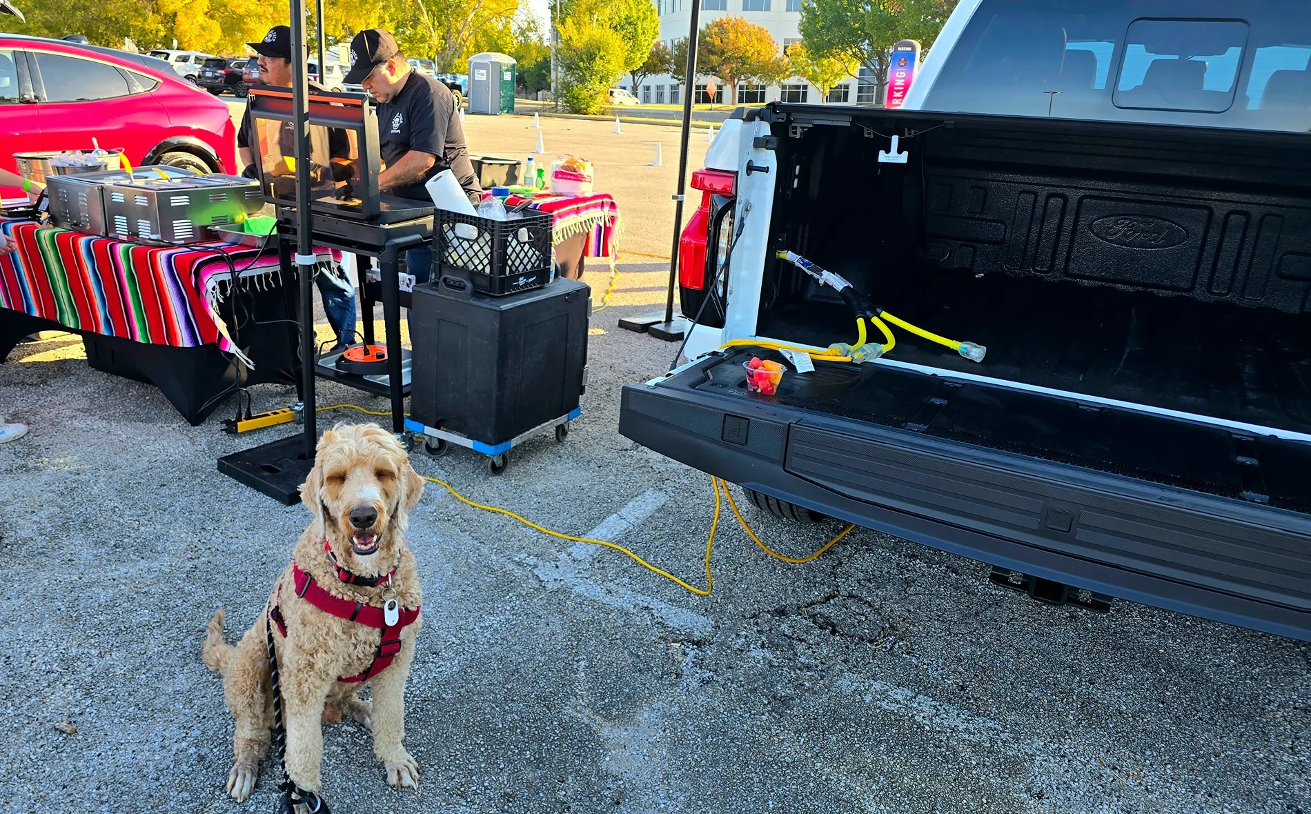 Ford F-150 Lightning Ford Cars & Coffee at Electrify Expo Dallas Nov 15, 2025 20251115_083319