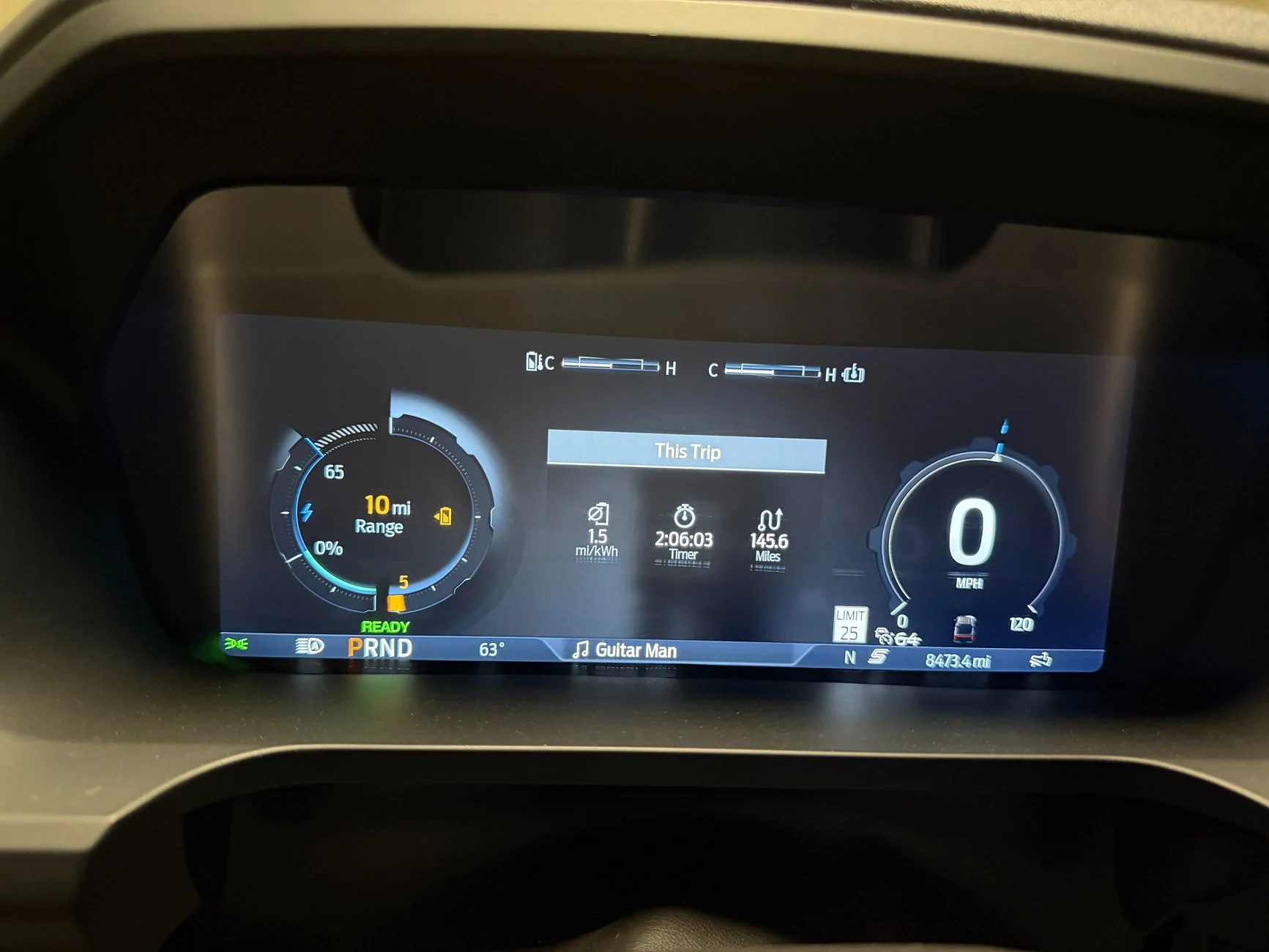 Ford F-150 Lightning Bad weather mileage - 1.5mi/kWh IMG_0731