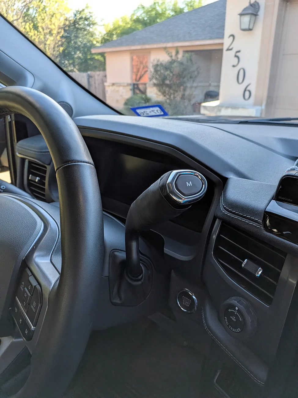 Ford F-150 Lightning Infotainment Column Shifter Conversion PXL_20251115_213924080