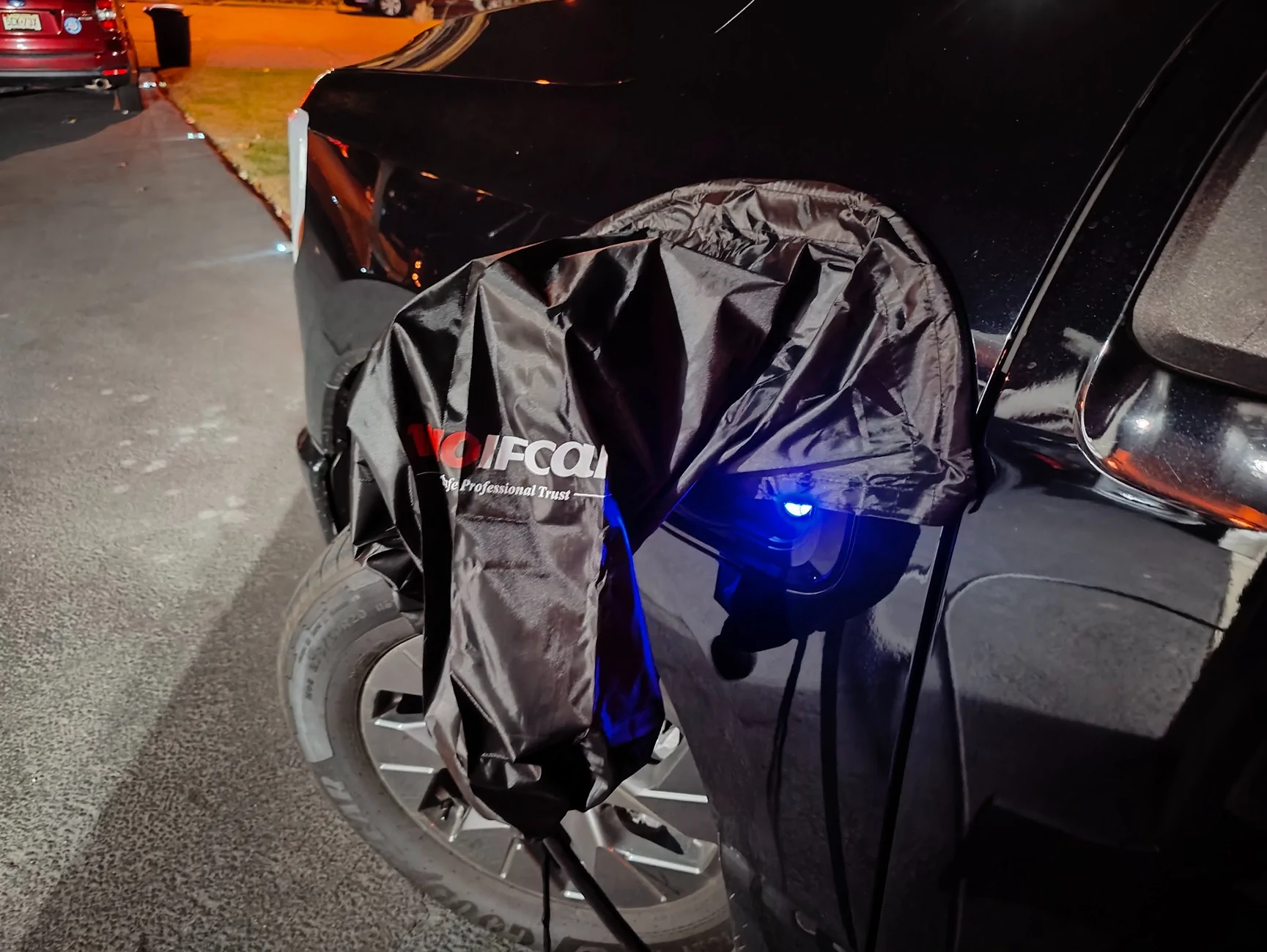 Ford F-150 Lightning Ford can keep their Charge Port Weather Kit chargedoorcover