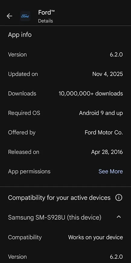 Ford F-150 Lightning Ford App v6.2.0 out for iOS & Android 1763573740810-qf