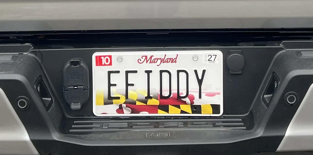 Ford F-150 Lightning Personalized vanity license plate ideas for your Lightning ? IMG_8899