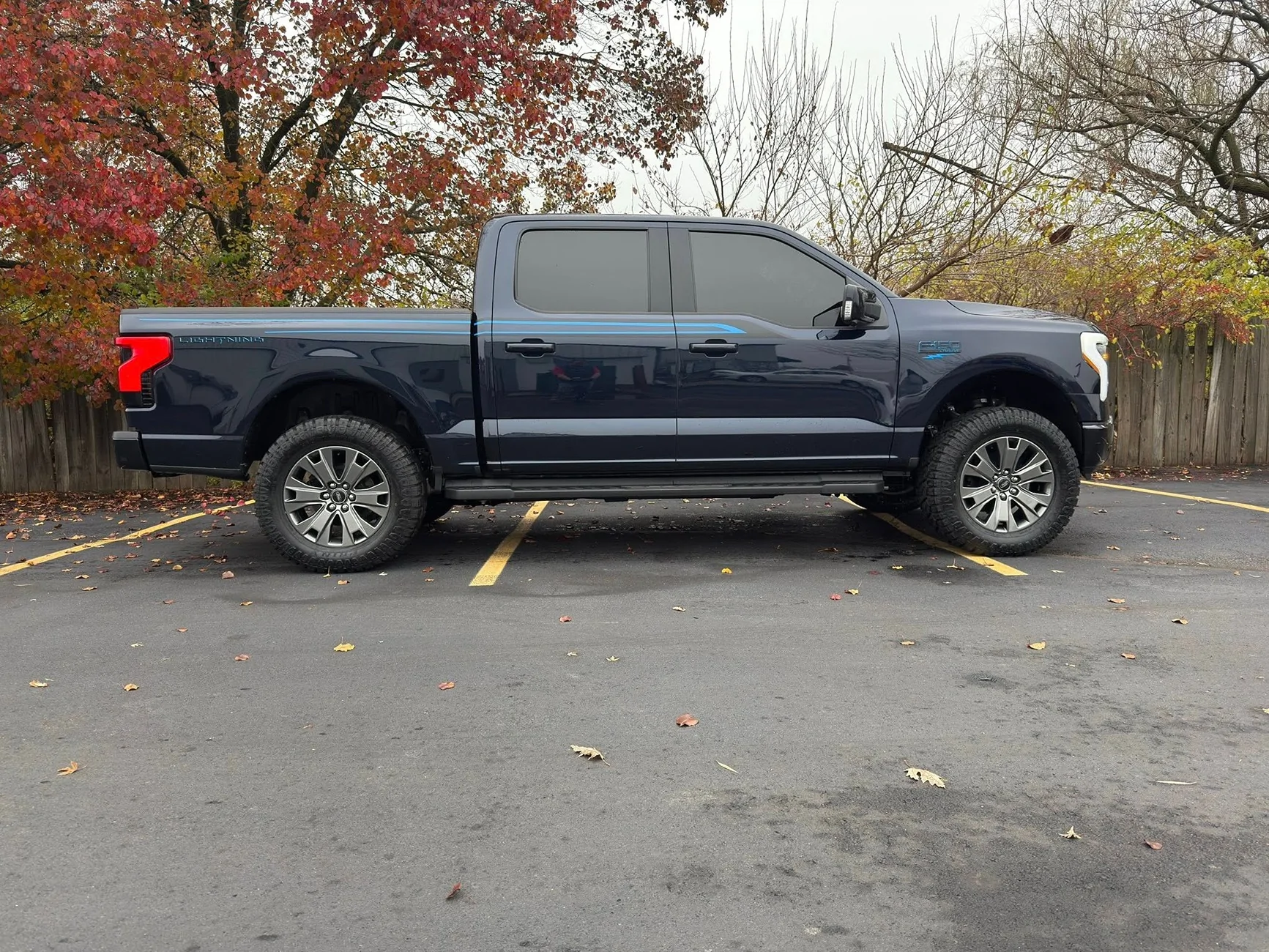 Ford F-150 Lightning Lowered to leveled. It was time for a change 585577273_3217784835056131_2747772526457407404_n