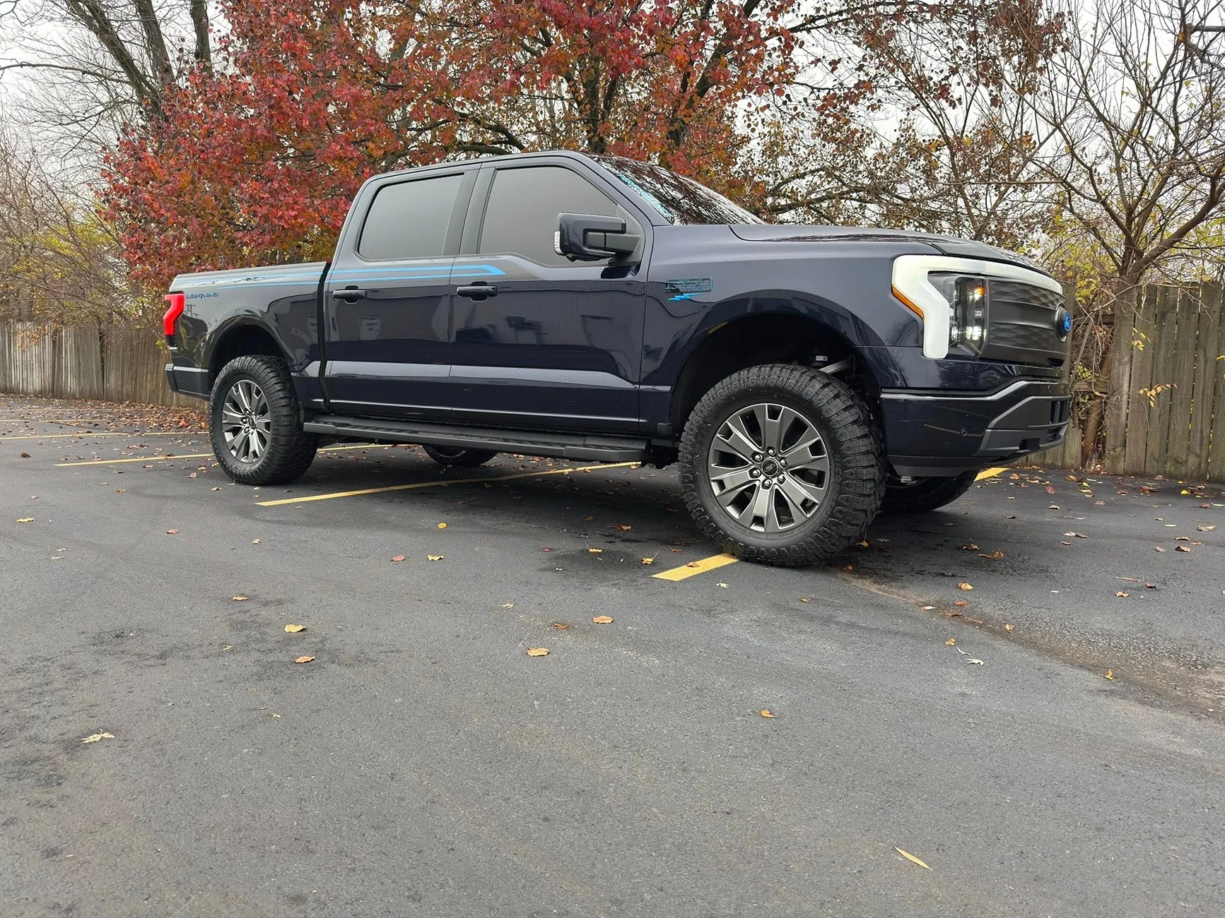 Ford F-150 Lightning Lowered to leveled. It was time for a change 585911753_3217784848389463_8087263401798947254_n