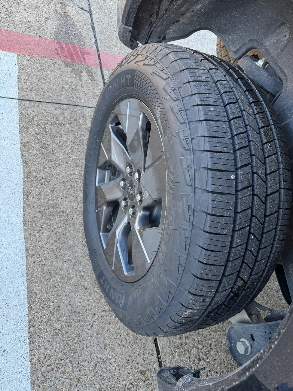 Ford F-150 Lightning 100 miles on Hankook iON HT EV tires - review & range / consumption data IMG_2306