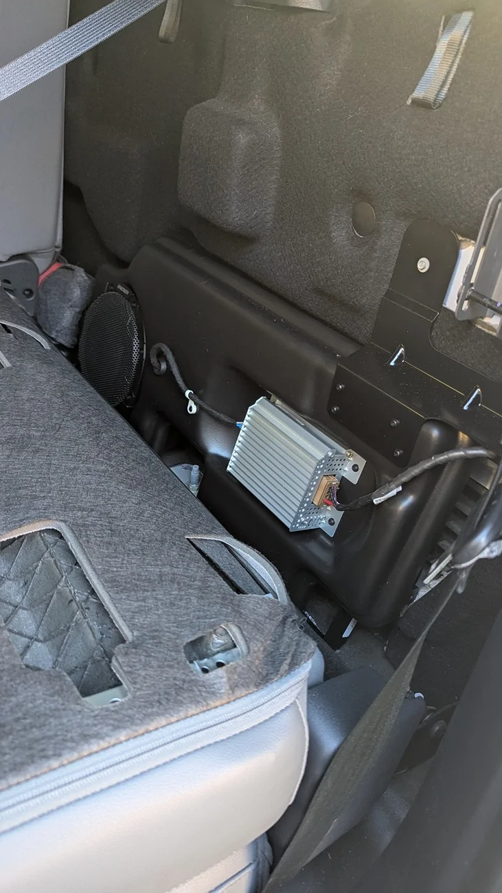 Ford F-150 Lightning Kicker subwoofer installation 1000006375