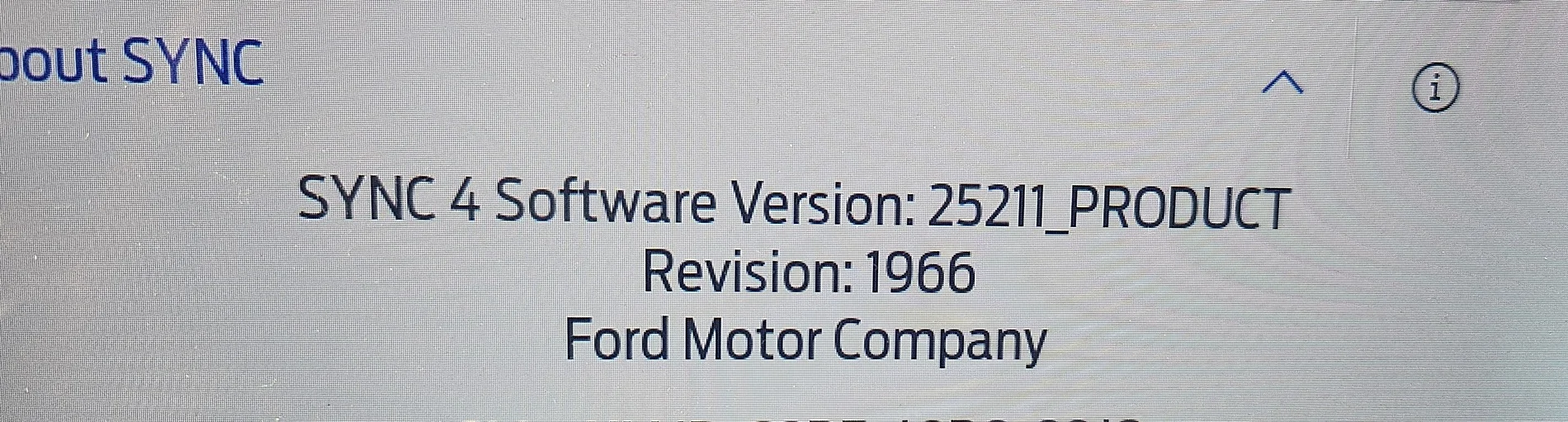 Ford F-150 Lightning SYNC Update 25.2.4.9 APIM 20251122_080451