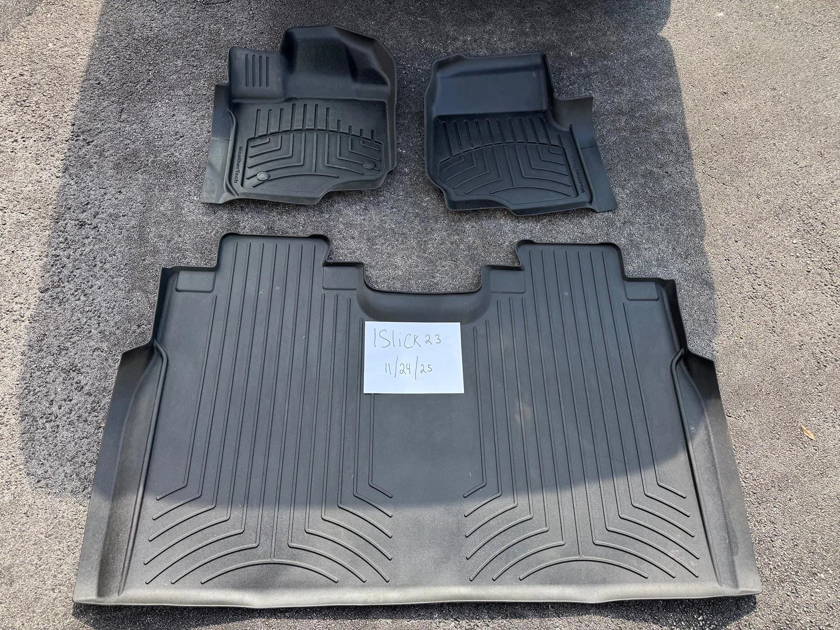 Ford F-150 Lightning WeatherTech floor mats $100 IMG_2381