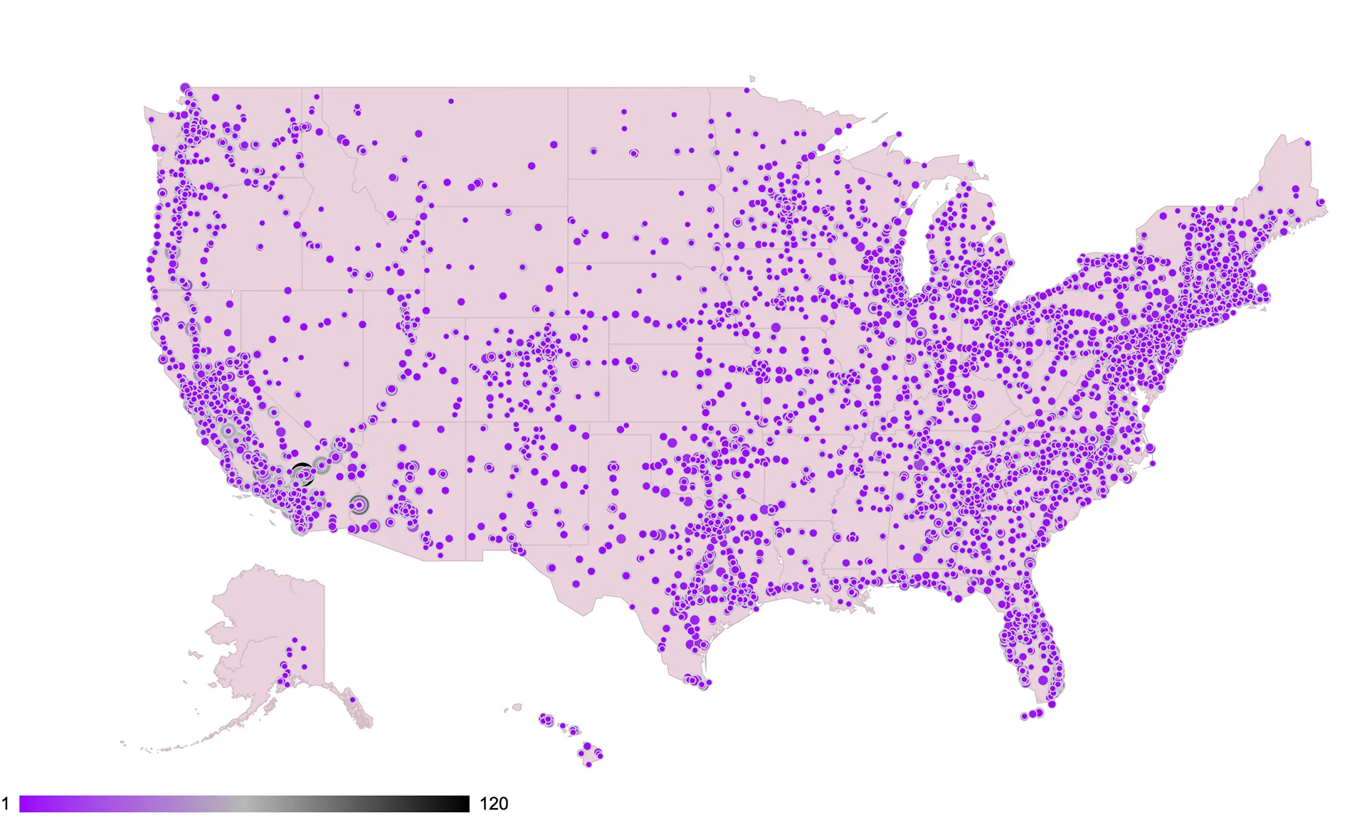 Ford F-150 Lightning My 16th Lightning Road Trip of More Than 1500 Miles Chargers_map3