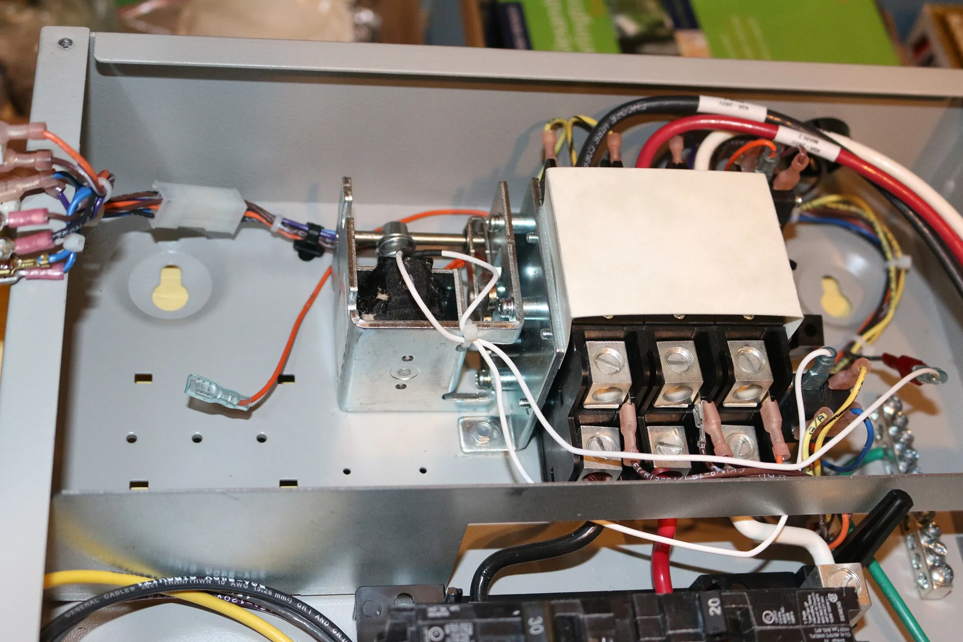 Ford F-150 Lightning Installed a $1,300 investment to avoid kicking myself in the head if the grid goes down. IMG_5563-unattached orange wir