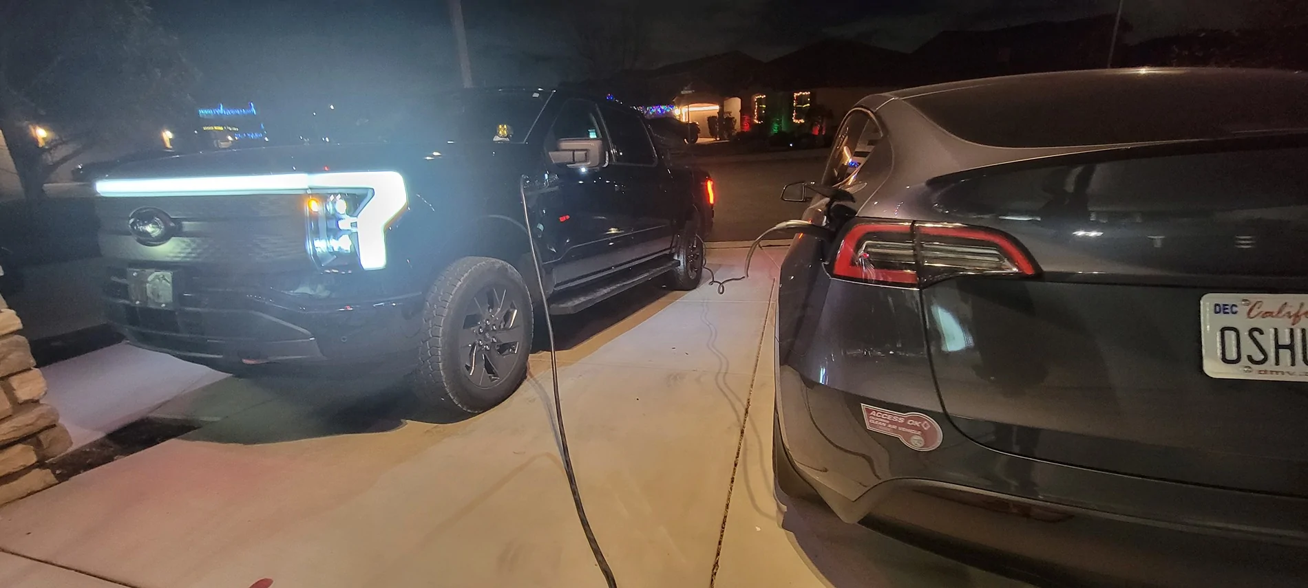 Ford F-150 Lightning Share Your Pipeline to F-150 Lightning. G'on. It's Thanksgiving... 20241212_182821