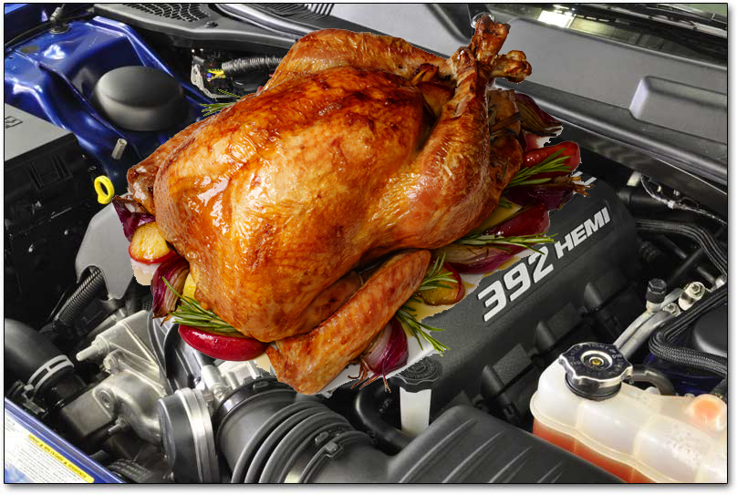 Ford F-150 Lightning Anyone Instant Pot cooking their Thanksgiving Turkey with their Lightning? aventura-cook-turkey-engine-392-hemi