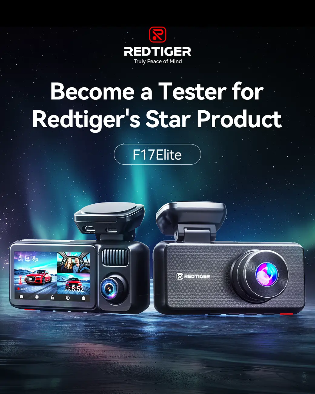 Ford F-150 Lightning Cyber Monday Surprise: Test the CES-Nominated F17 Elite Dashcam for Free! F17E测试者