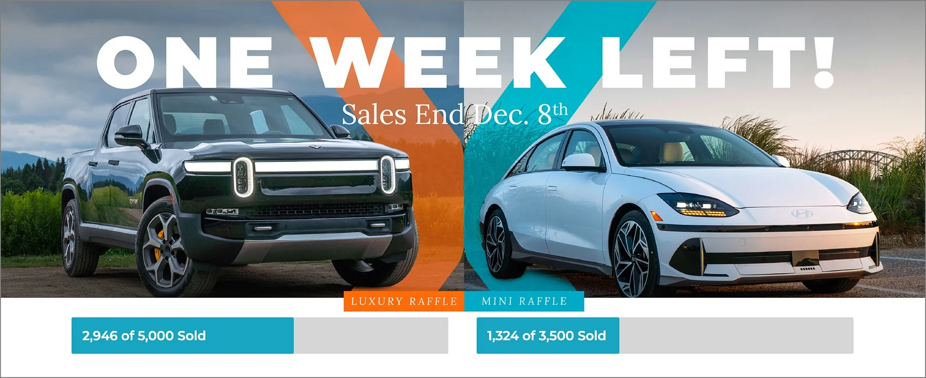 Ford F-150 Lightning 🚘 Only one week left to drive away in your dream EV! 1 week left