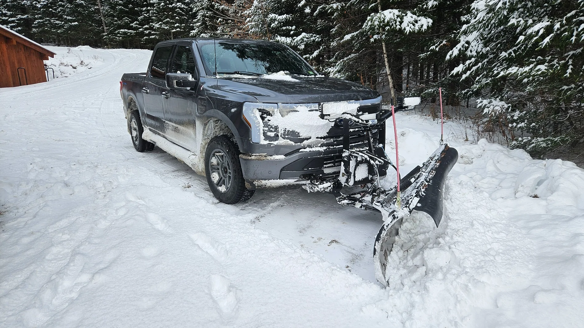 Ford F-150 Lightning F-150 Lightning Snow Plow! 20251204_115520
