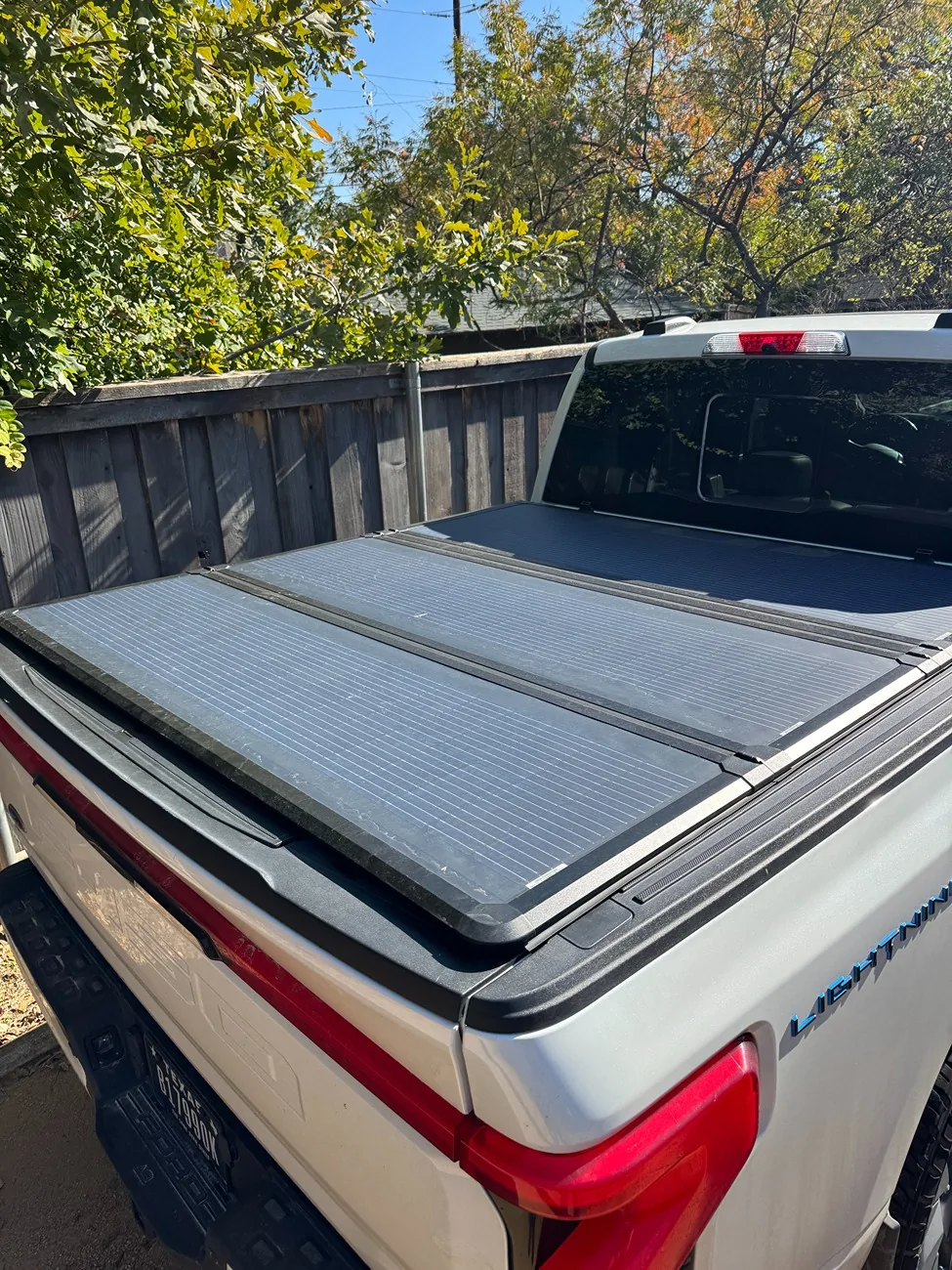 Ford F-150 Lightning Solar tonneau cover ! IMG_4808
