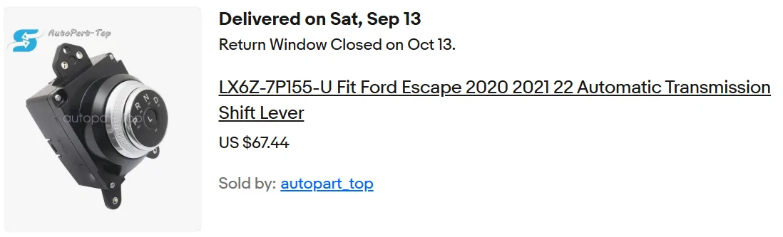 Ford F-150 Lightning Stick to Rotary Shift Knob Conversion w/ 3D Printed Rotary Shifter Holder 1765225324360-h1