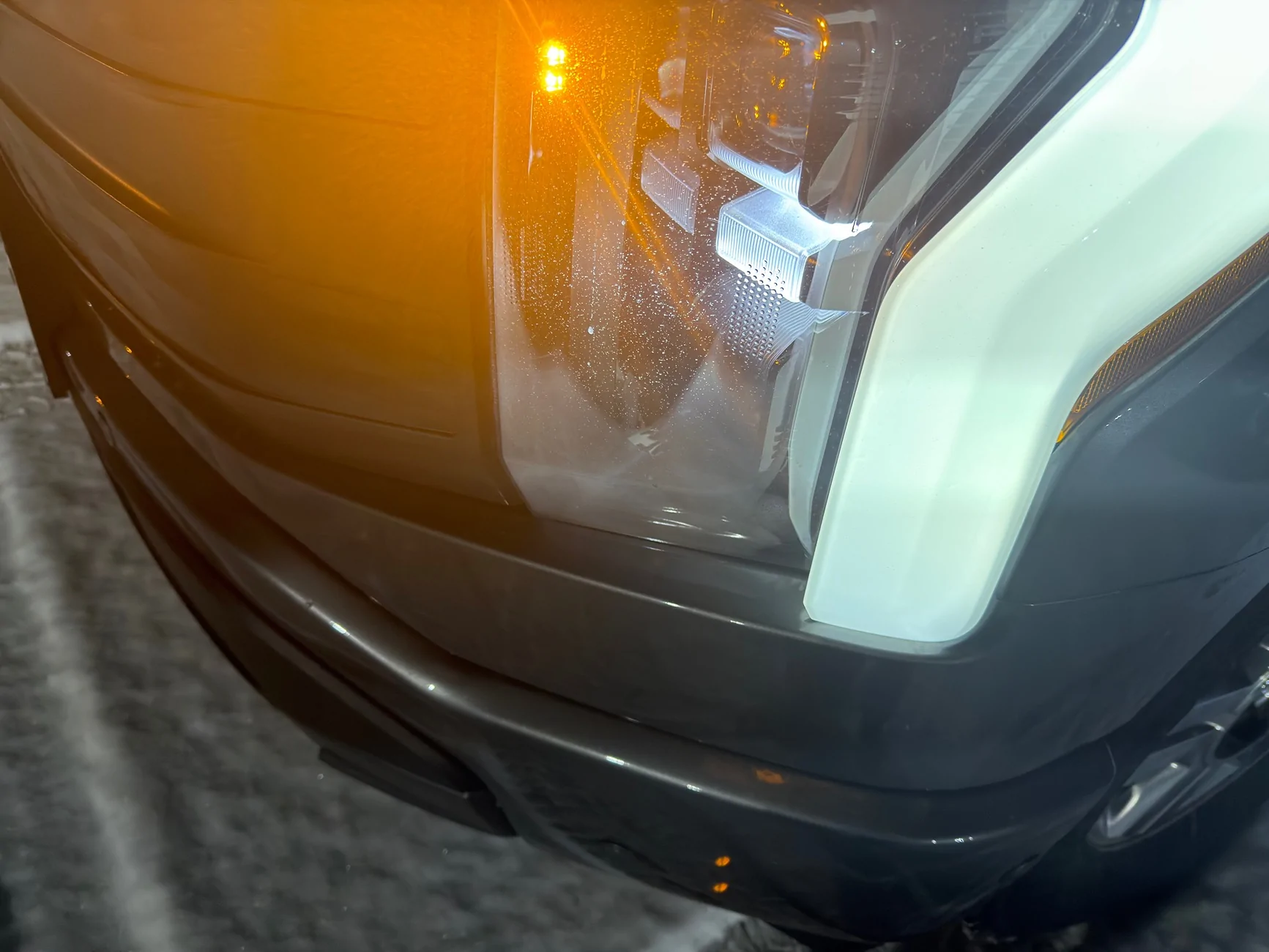 Ford F-150 Lightning Headlight condensation IMG_2860