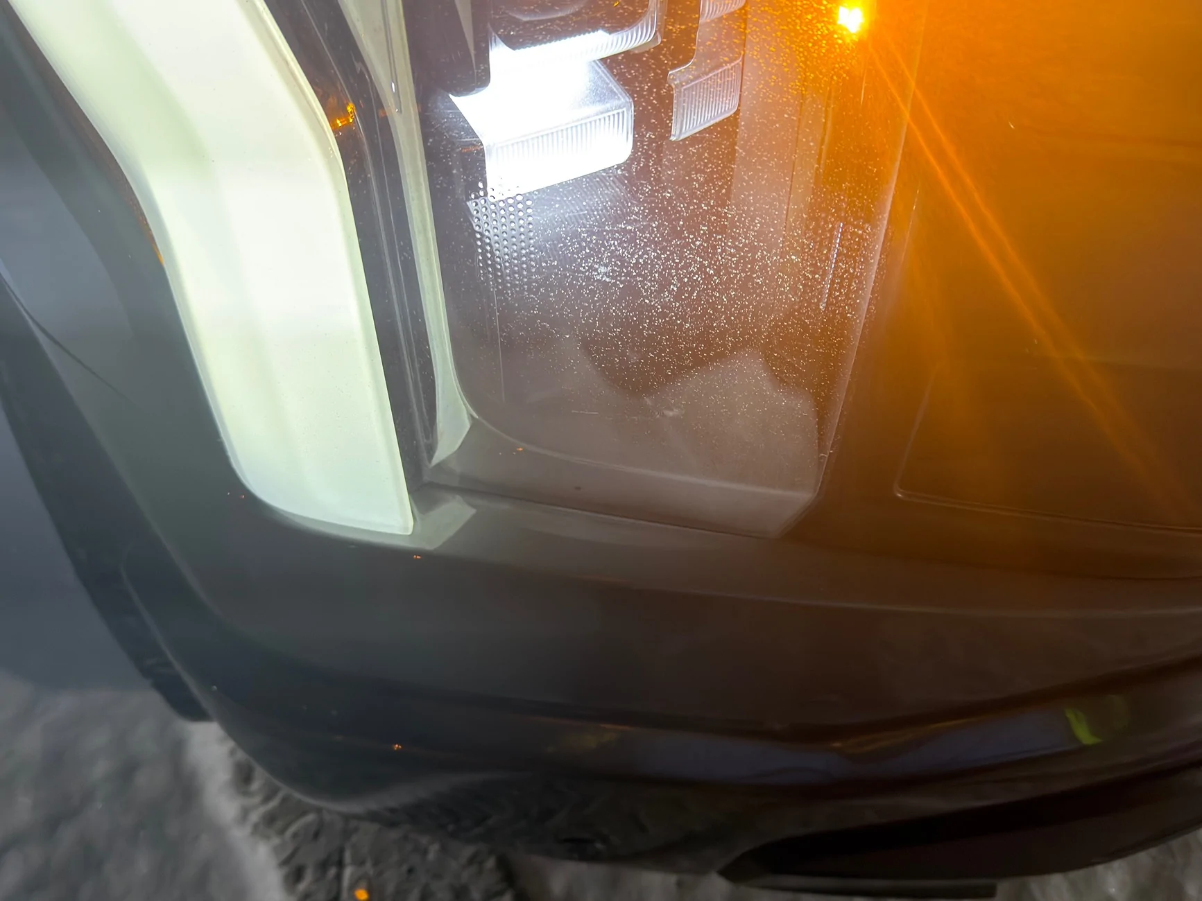Ford F-150 Lightning Headlight condensation IMG_2861