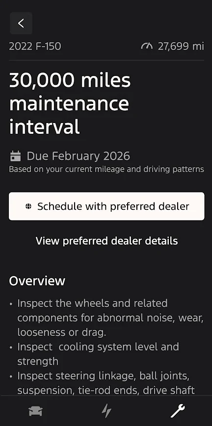 Ford F-150 Lightning Ford app 6.3.0 update iOS & Android 1765315798292-uu