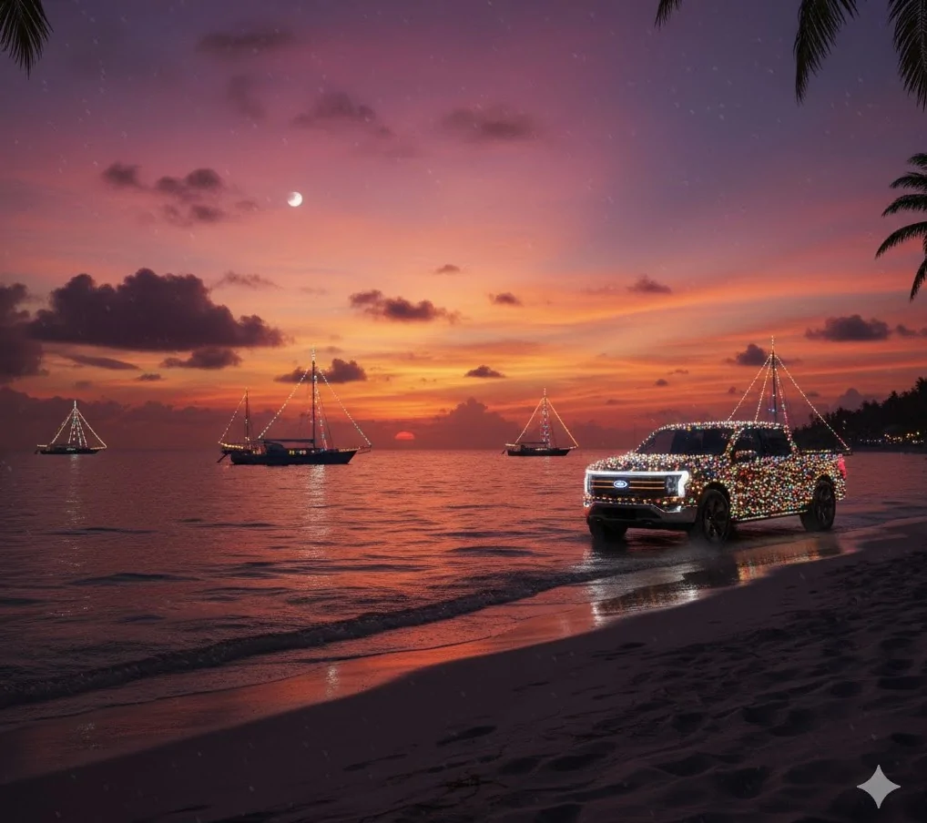 Ford F-150 Lightning Xmas lightning lighting