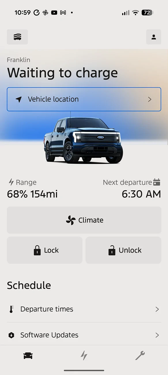 Ford F-150 Lightning Ford app 6.3.0 update iOS & Android Screenshot_20251211-225941