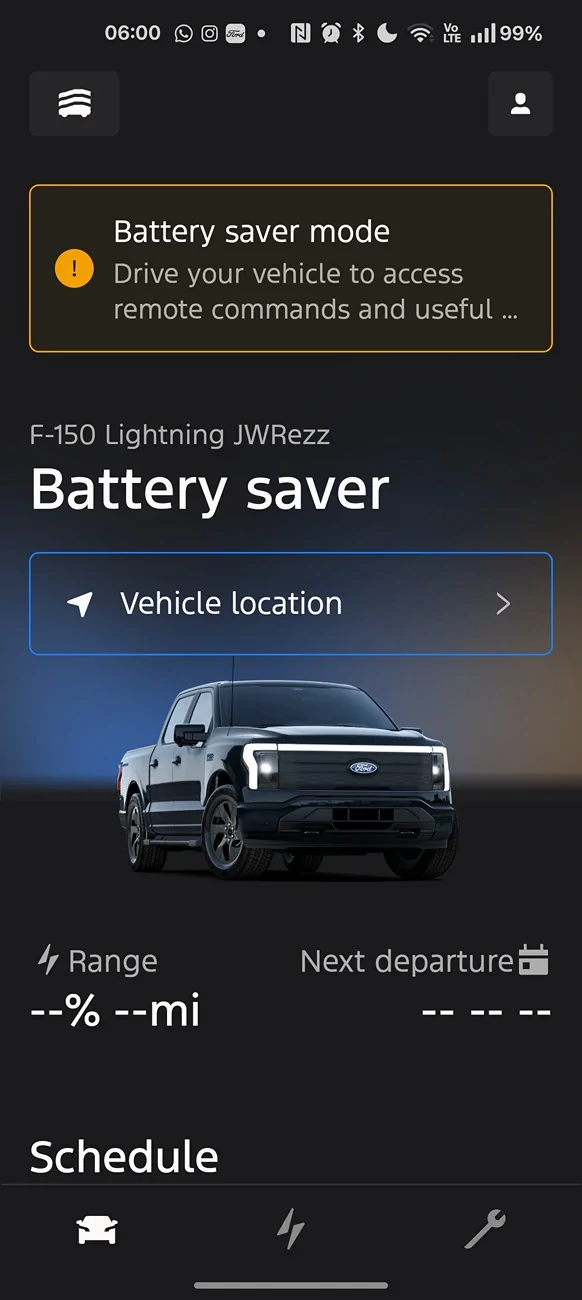 Ford F-150 Lightning Battery Saver Mode batterysaver