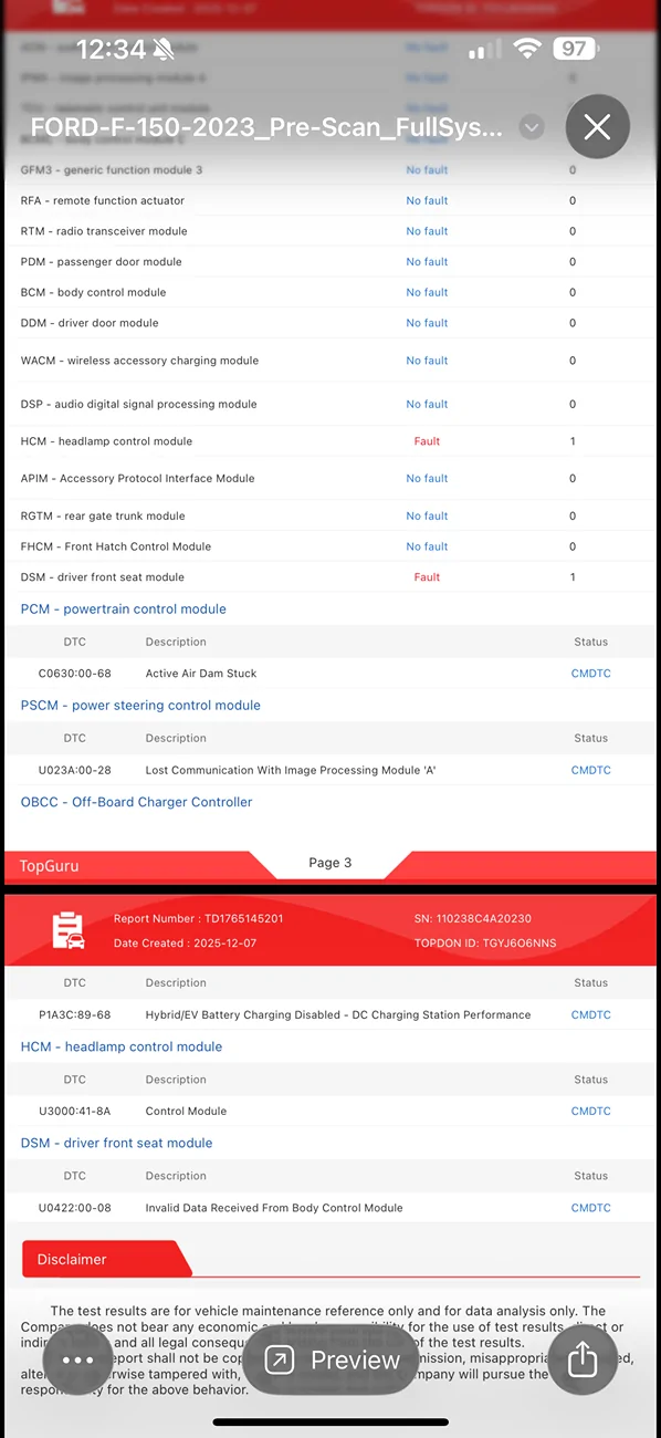 Ford F-150 Lightning Glare Free Headlights - Use Case IMG_5055