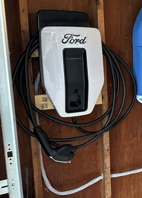 Ford F-150 Lightning Ford Pro charger rear entry how? IMG_1856